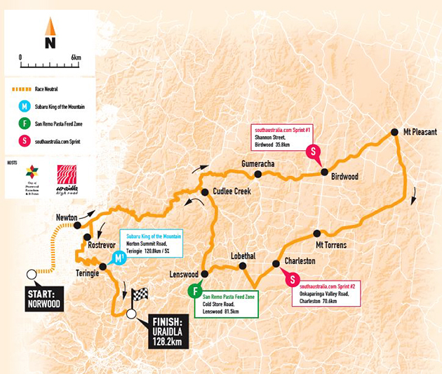 Down Under Stage 4 map